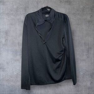 REI Men's Charcoal Long Sleeve Pullover